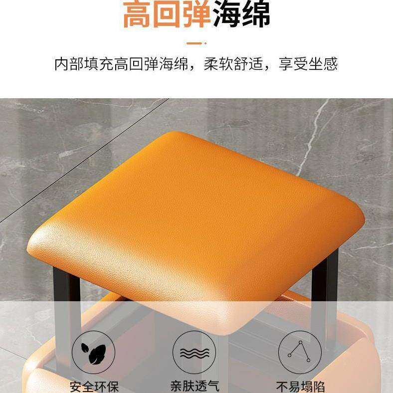 红家纳用叠放沙发多功能魔方组合凳子客厅茶几00可可收板凳小矮网