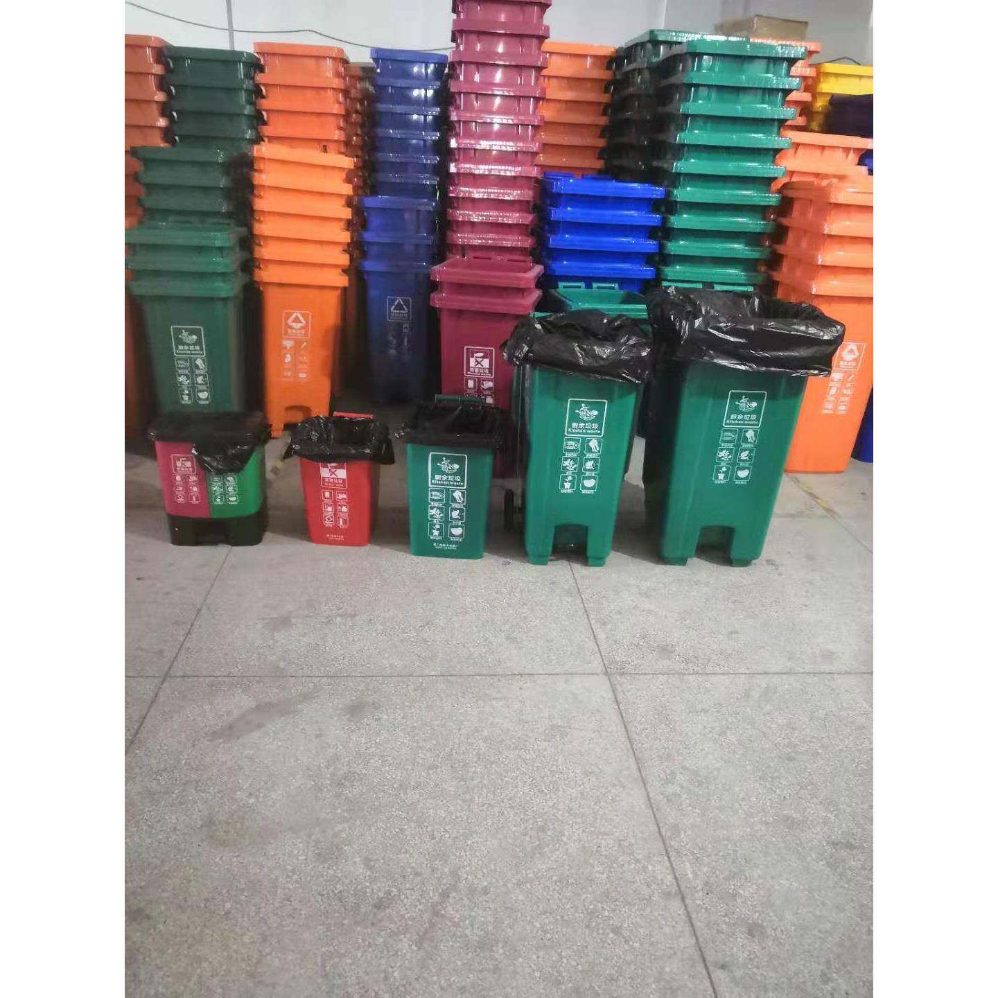 门分类圾袋社加厚不漏厦绿色厨余垃圾袋家庭学校用区垃规格45*ZFB