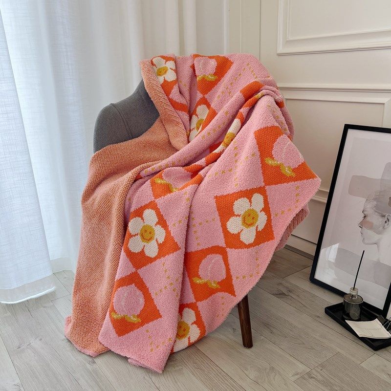 可爱风加厚冬季毛毯半边绒毯子沙发毯盖毯办公室披肩午睡毯床尾巾,床上用品,休闲毯/毛毯/绒毯,淘宝优惠券,粉丝福利购,淘宝优惠卷