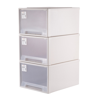 洋洋鱼收纳箱抽屉式塑料透明衣服被子内衣物整理箱多层衣柜收纳盒