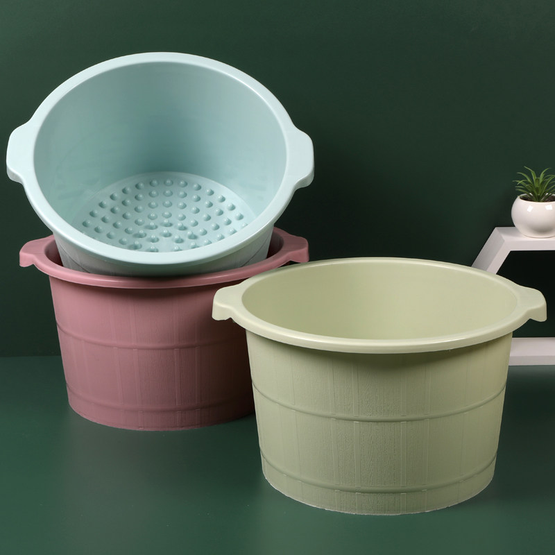 加厚大号塑料按摩洗脚盆泡脚足浴盆家用泡脚桶带滚轮加高足浴桶,家庭/个人清洁工具,足浴盆/足浴桶,淘宝优惠券,粉丝福利购,淘宝优惠卷