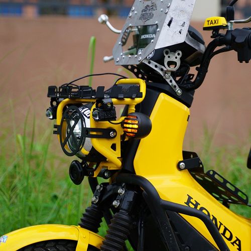 适用本田幼兽CC110转向灯灯罩保摩托车改装前后转向灯尾灯装饰罩