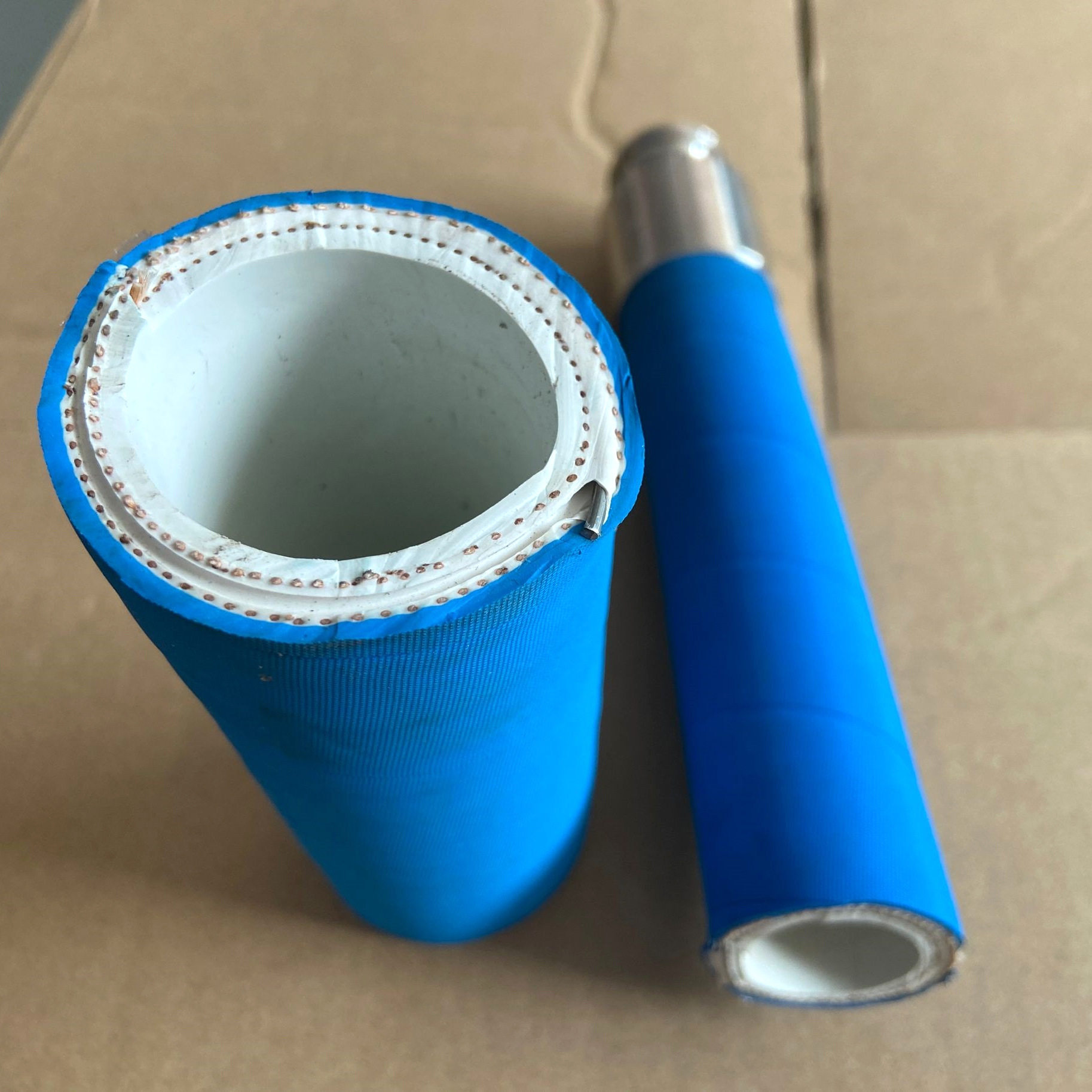 GREATFLEX卫生级FDA认证高压蓝色夹布橡胶管输水管RN40