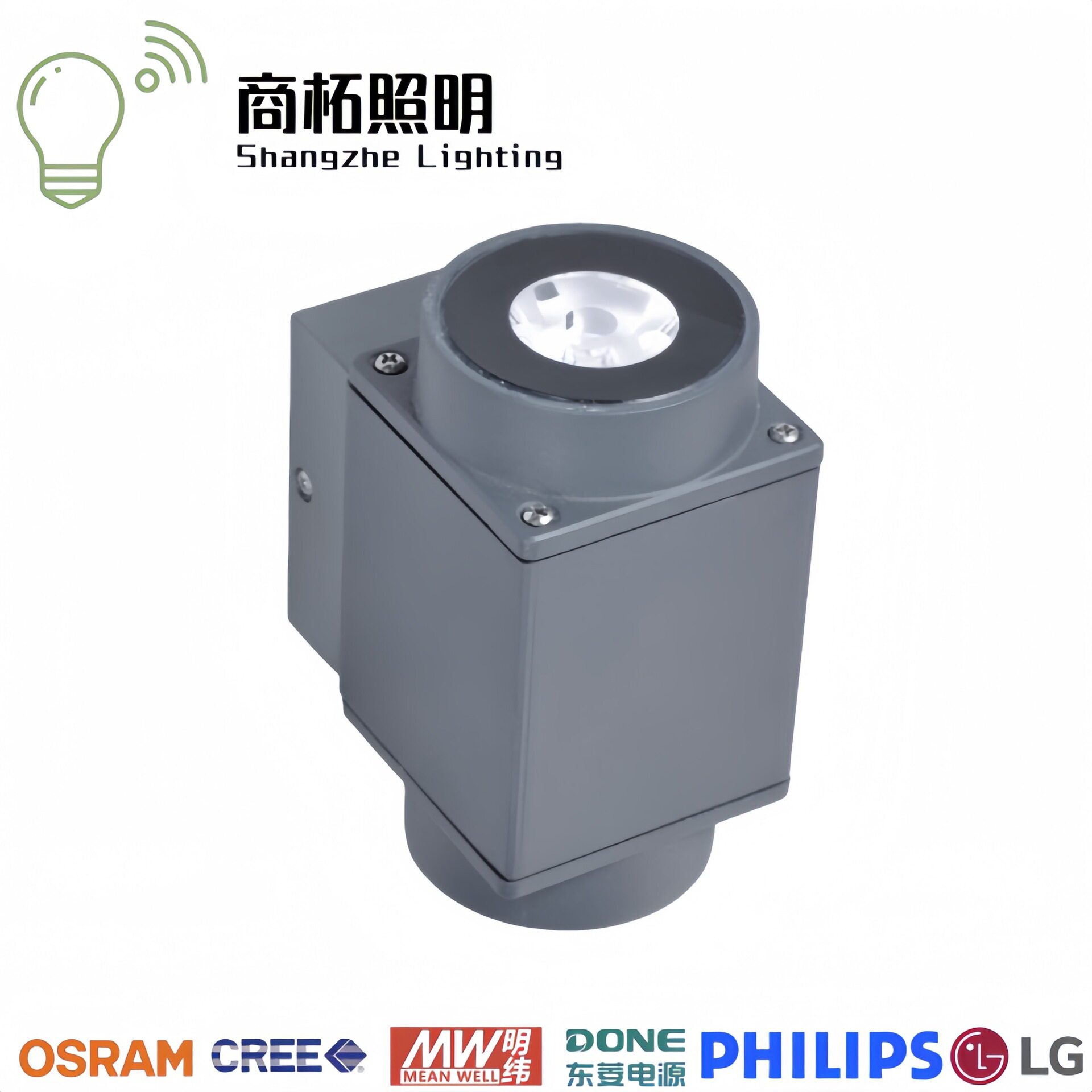 厂家直销6W9W12W户外防水led大功率双向壁灯上下照一束光壁灯