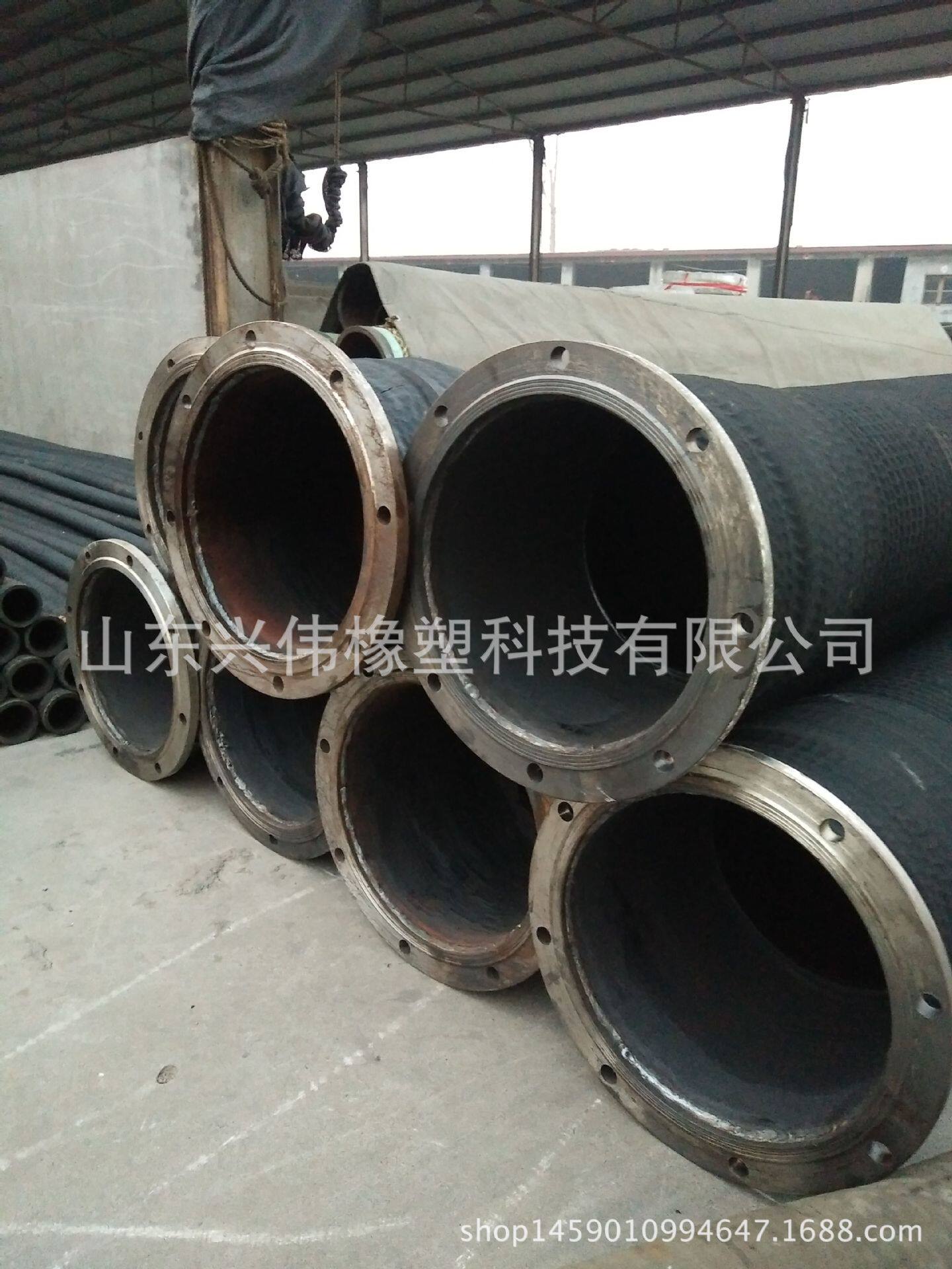 大口径钢丝胶管 挖泥船用吸排泥胶管 钢丝吸沙管DN500 600mm