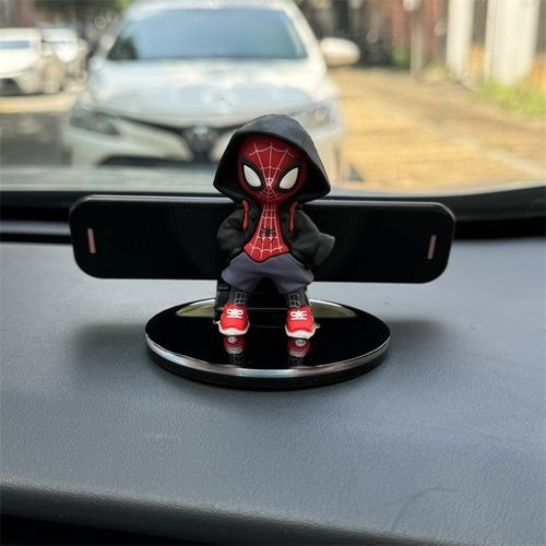 新款蜘蛛侠汽车临时停车号码牌网红个性车内摆件车载挪车电话牌