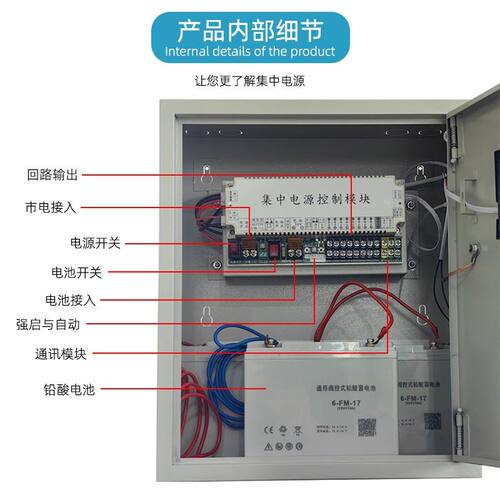 A型应急照明集中电源DC36V控制器24v灯具装置EPS主机消防分配电箱