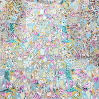 布婚服亮片高密度纱亮片桌亮ZP30889片装饰亮片布料装面料旗袍网