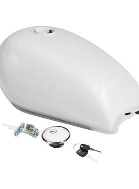 装摩37055托车油箱N通用复油古改太子G125油箱带油箱盖开关