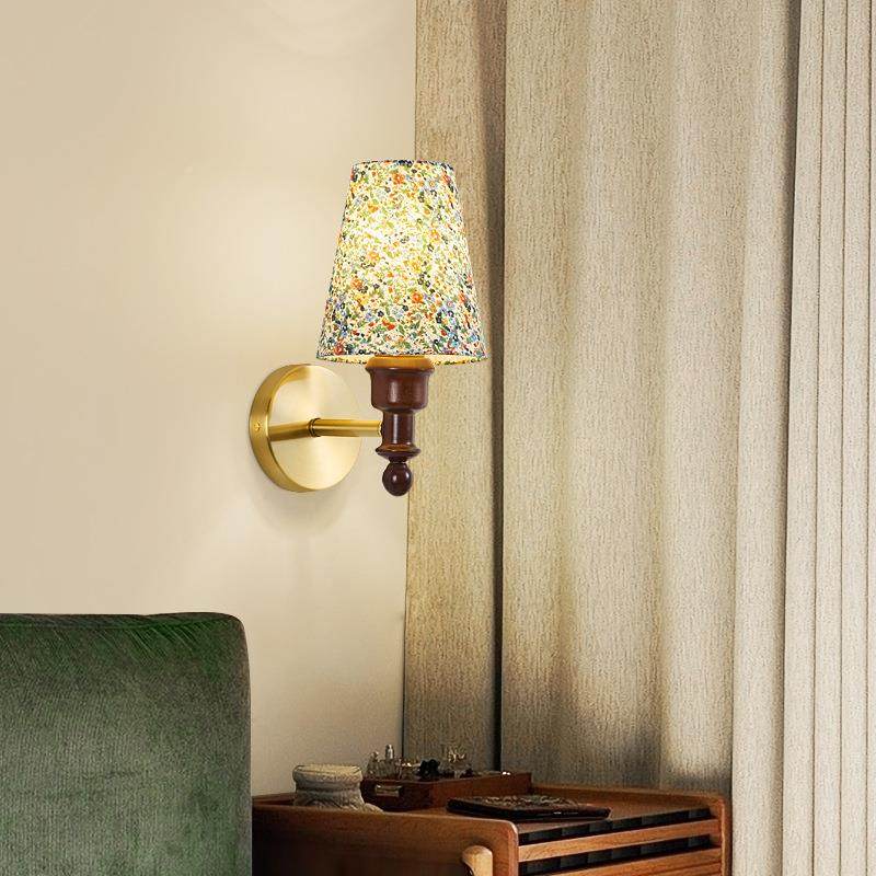 新款式室中古轻壁奢高级感壁灯床头220灯氛围感卧床头复古灯法中