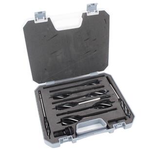 木工罗钻套装槽六木工支罗角柄工木钻支门锁开四孔器木板扩孔钻头