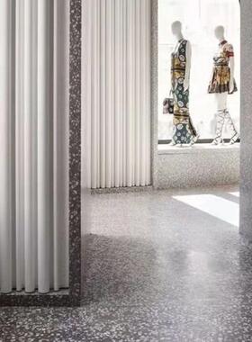 色水磨石地28278砖马卡龙色客厅餐酒光厅厨彩房地板砖民宿店防滑