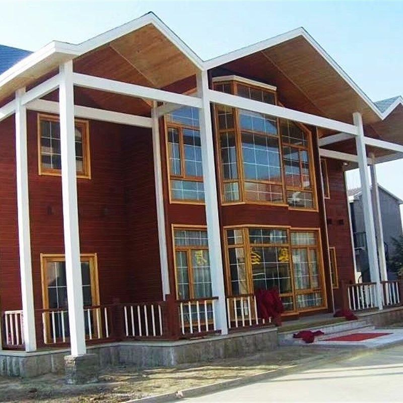 定制新款木屋别墅防腐木户外乡村景区售货亭实木小房子农家乐移动