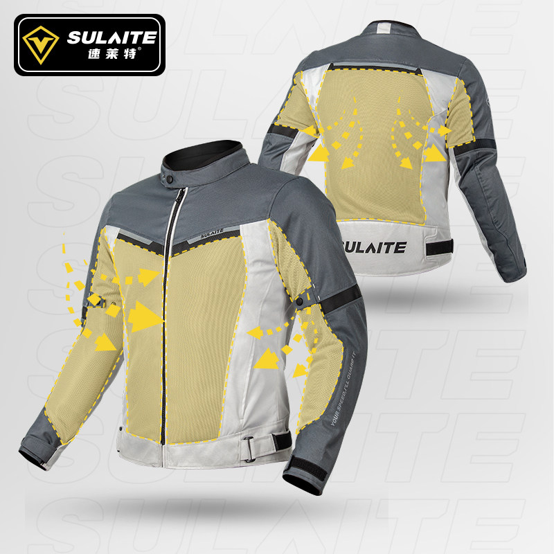 夏季骑行服摩托车机车服男女网眼透气防摔夹克骑士服赛车服软甲衣