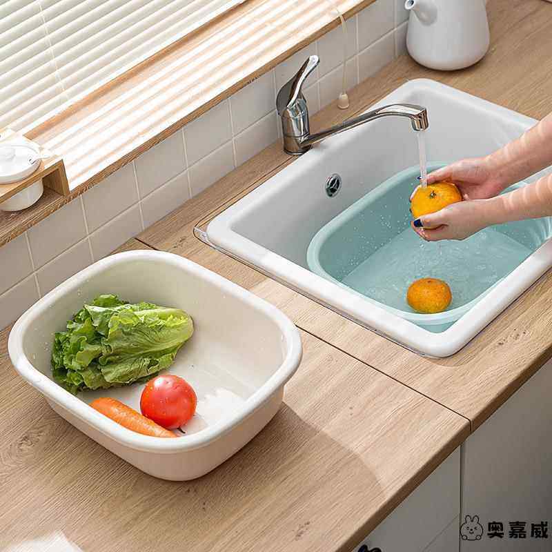 长方形塑料洗脸盆家用洗菜盆洗衣盆大号加厚宿舍学生儿童婴儿脸盆,家庭/个人清洁工具,脸盆,淘宝优惠券,粉丝福利购,淘宝优惠卷