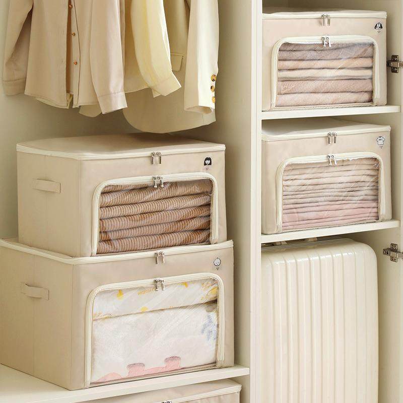 天纵friends衣服收纳收纳布家用衣柜箱大容被子百纳箱衣物艺折量