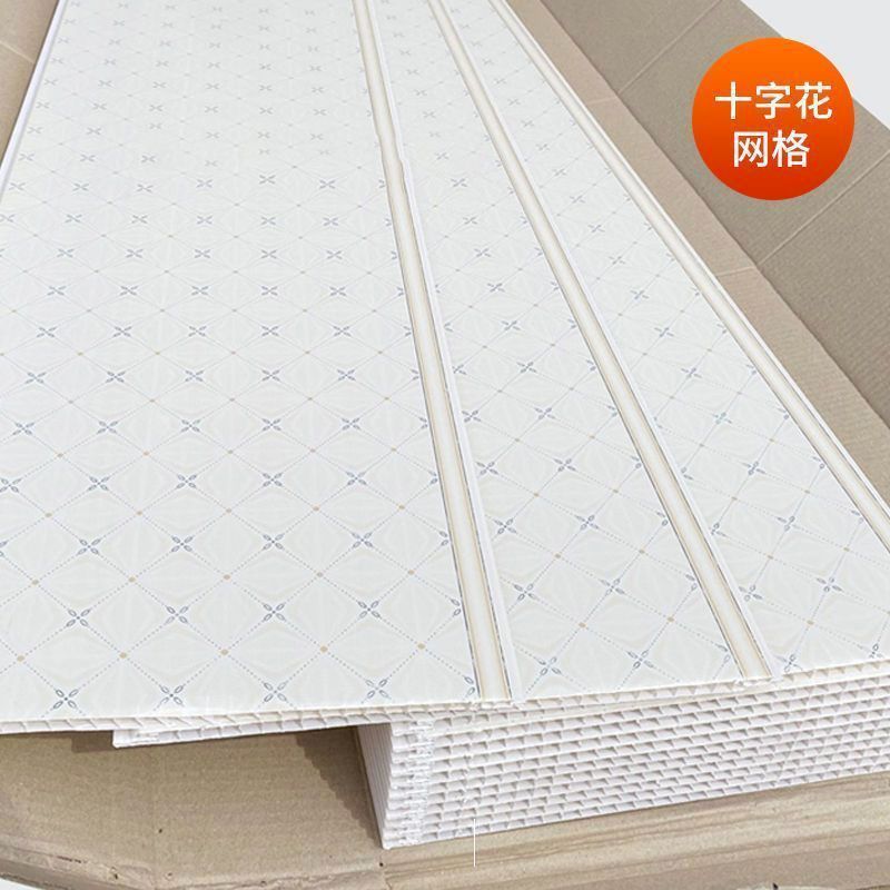 吊顶塑料PVC扣板自装长条客厅天花板厨房防水卧室卫生间屋顶吊顶