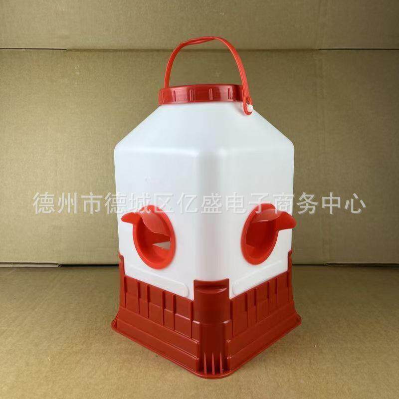 散养水自动料筒LIB动饮水自器水家禽喂碗喂食雏鸡壶水桶鸽子养殖