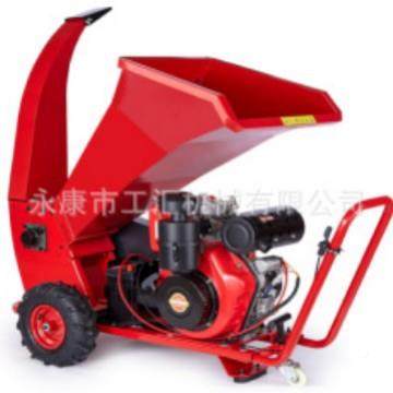 用树枝粉碎机走式木材枝粉碎自机小型家汽油柴油TRM动力果园条碎
