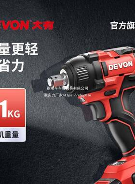 大有电动扳手大5733扭力工风49103炮锂电冲板手大友具击汽修轮胎