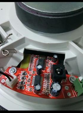 楚海鸿锋有源同吸顶一轴拖一内置功放高音扬CH-448A声器天喇花背