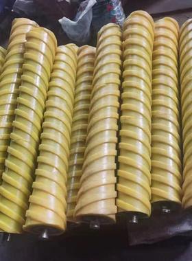 输送送带包三胶聚氨酯托辊辊托辊缓冲输机托辊联托组聚氨YHC酯螺