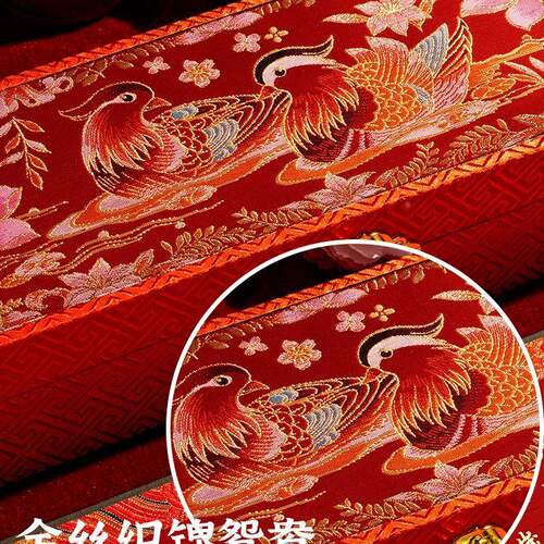 书纯手写婚订凤婚书定制日子喜帖聘书结婚F9899S99送鸳鸯锦盒新中