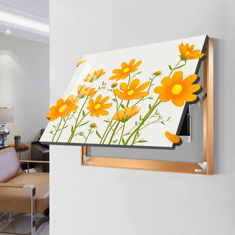 电箱表箱装饰画电小新遮挡电闸电源总开关壁画配箱装饰推拉清A006