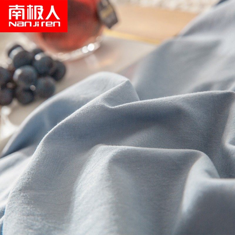 纯棉枕套全棉枕头套一对装枕芯套加厚枕头皮枕大号家用48x74cm