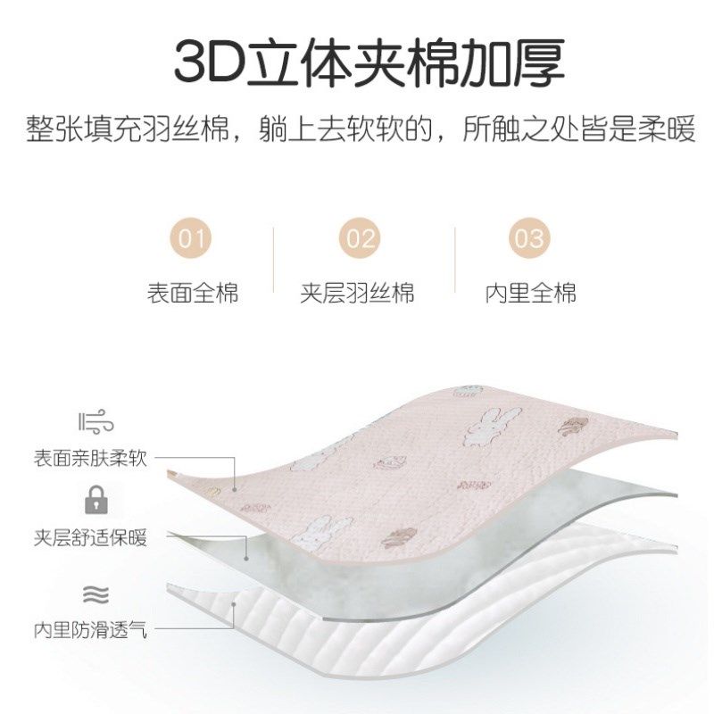 床笠婴儿床加厚绗缝儿童拼接床罩夹棉款新生宝宝床笠纯棉a类床单,婴童用品,床单,淘宝优惠券,粉丝福利购,淘宝优惠卷