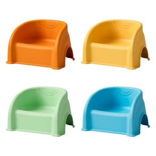 MOMO儿童小凳子塑料加厚防滑幼儿园卡通靠背椅宝宝餐椅