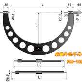 400 800 500 700 900高精度 600 成量外径千分尺大量程分厘卡300