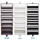 旋转鞋 架360度家用多层不锈钢定制收纳五金配件高度调节旋转鞋 柜