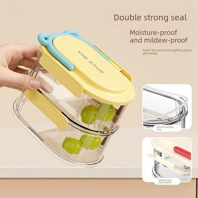 干香料大料收纳盒食品级家用厨房干货防潮保鲜密封盒咖啡豆密封罐