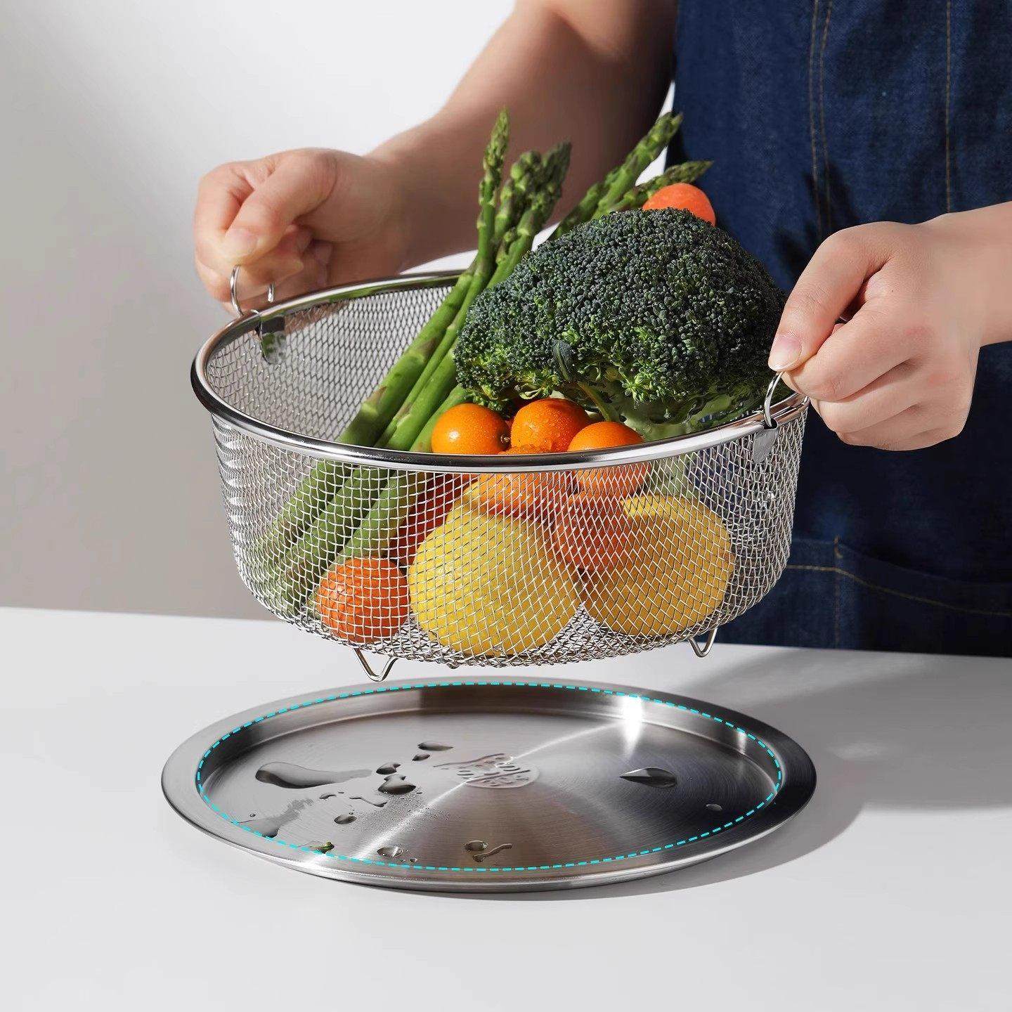 304不锈钢沥水篮洗菜盆家用淘米盆洗米筛洗菜篮子水果蔬菜沥水篮,餐饮具,洗菜盆/沥水篮/漏水筛,淘宝优惠券,粉丝福利购,淘宝优惠卷