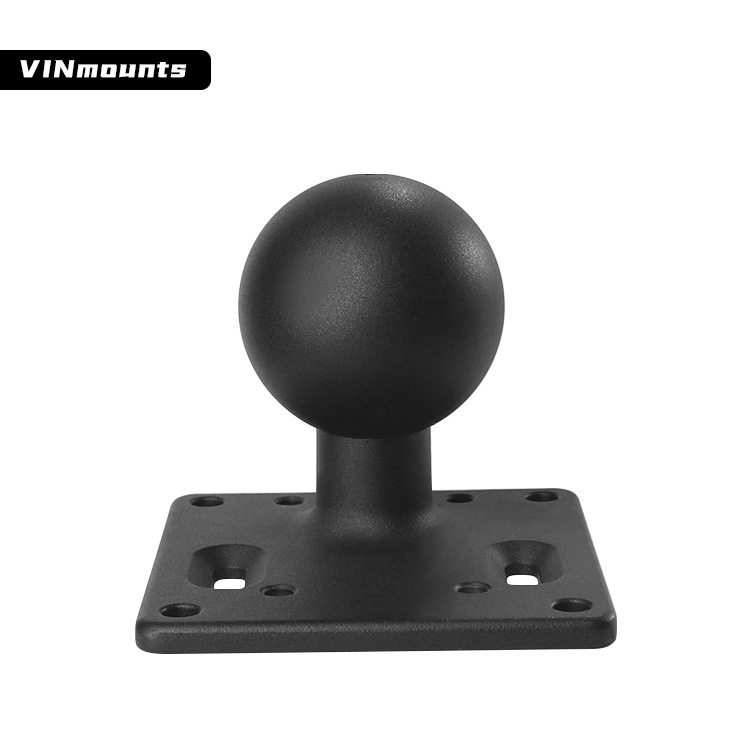重型工业电脑工控机支架万向调节2.25英寸球头VESA75*75孔距底座