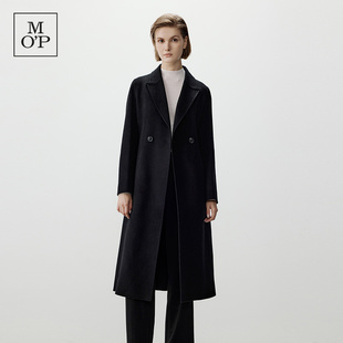 【100%绵羊毛】Marc O'Polo/MOP商场同款冬季A字型修身毛呢大衣女