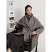 Marc 收腰真丝羊毛大衣高级超好看毛呢外套女 MOP25冬新款 Polo