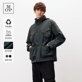 环保面料 MOP春季 Marc Polo 新款 可拆卸连帽保暖棉服夹克男