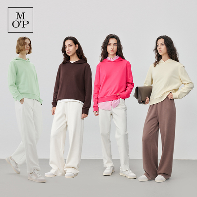 MOP商场同款美式女连帽卫衣