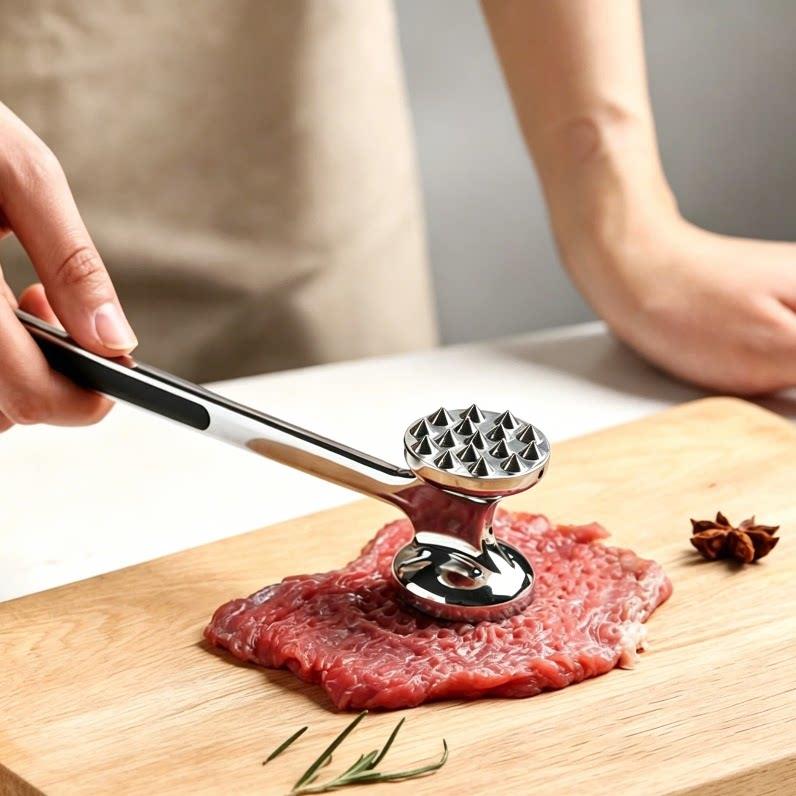 日本松肉锤牛排专用锤子敲打锤大排牛肉捶拍打器家用敲肉捶肉