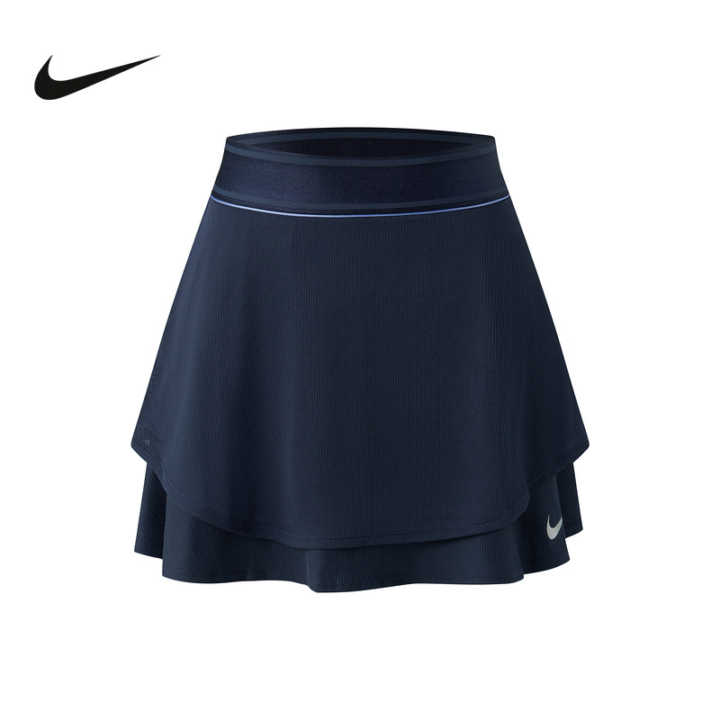Nike耐克女子秋新款网球健身速干透气二合一运动半身裙HJ8985-437