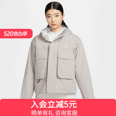 NIKE耐克ACG棉服女STORM-FIT防风保暖夹克工装P棉外套FV7328-009