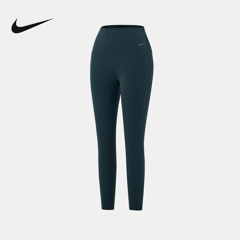 Nike耐克ZENVY放空系列女子低强度速干高腰九分紧身裤DQ6016-391