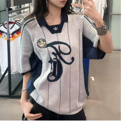 adidas阿迪达斯三叶草翻领POLO衫夏男女短袖T恤半袖针织衫 KY2159