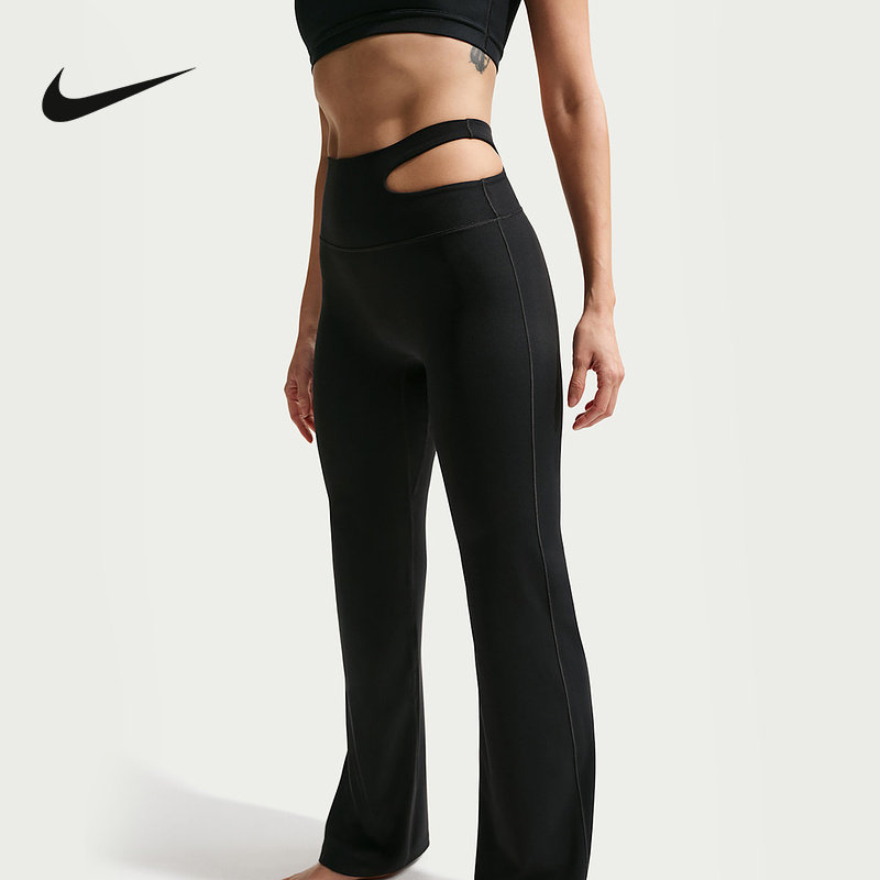NIKE耐克女裤2026春季新款训练运动裤百搭紧身针织长裤IB9116-010