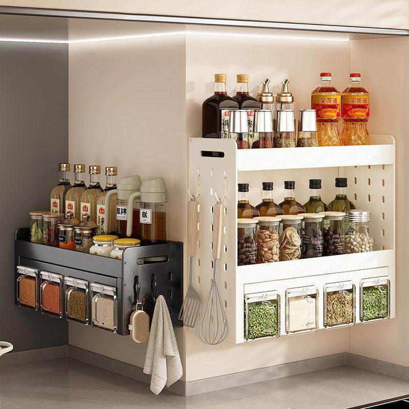 德国厨房置物架台面调味料收纳盒调料品悬挂抽拉多功能桌面,厨房/烹饪用具,调料置物架,淘宝优惠券,粉丝福利购,淘宝优惠卷