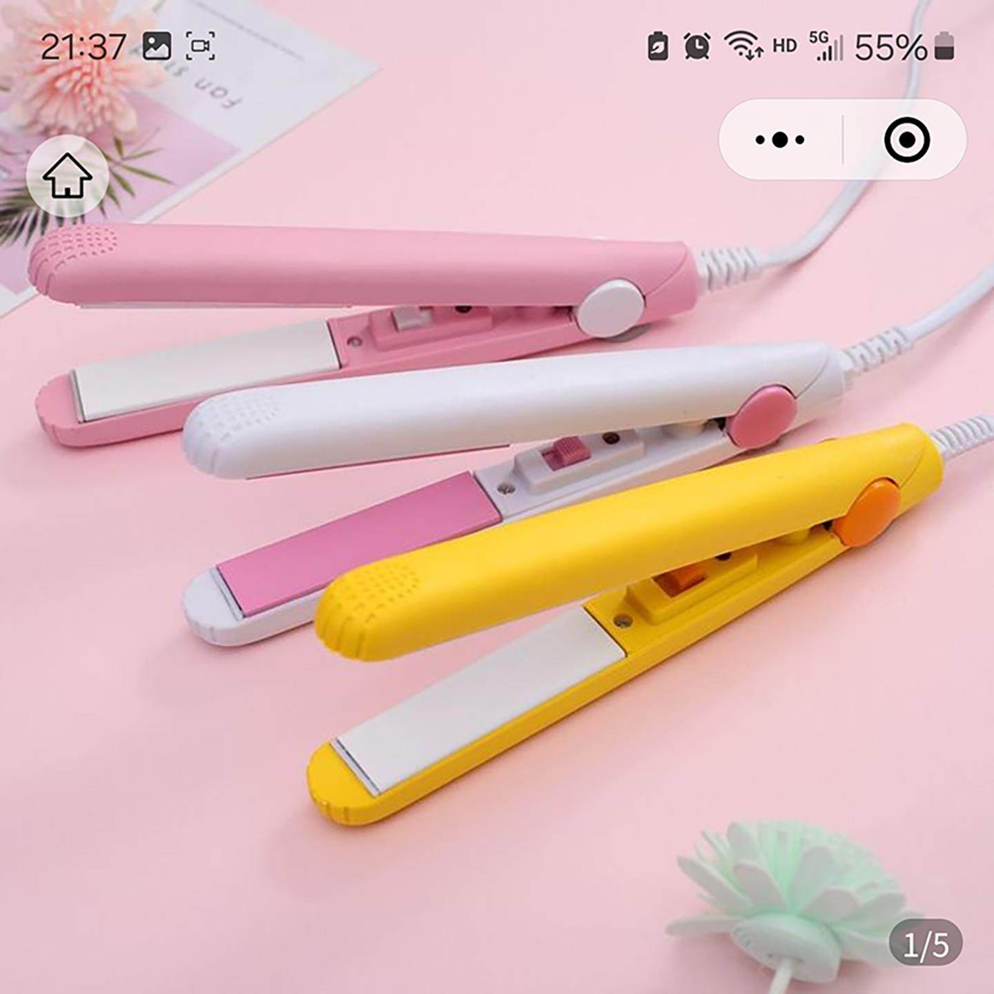 德国进口品质多功能卷发棒澍饮良品直卷两用不伤发刘海专用拉直板