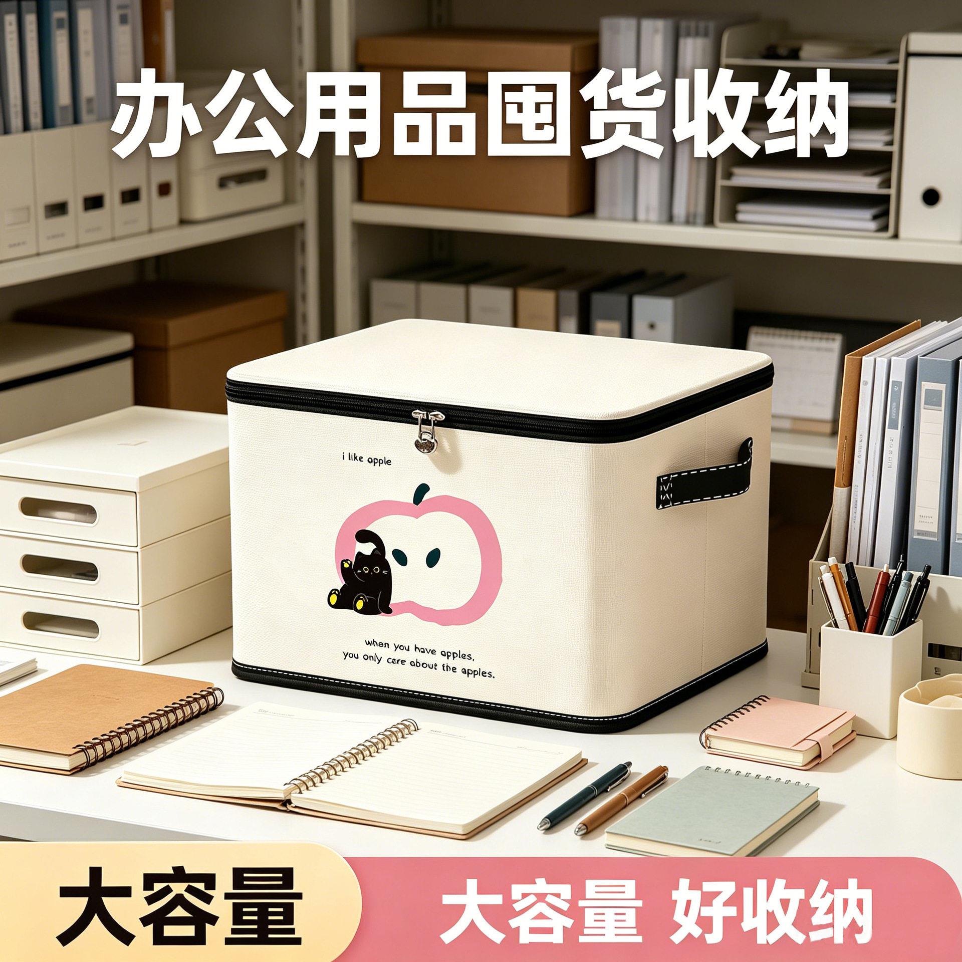 衣服收纳箱带盖子家用装衣物被子玩具收纳筐大容量整理盒袋储物