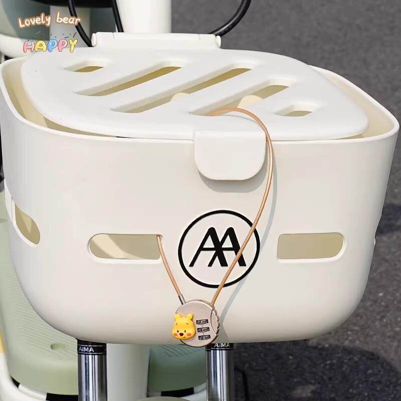 日本头盔密码锁电瓶自行车防盗锁电动车前置车筐车篓车篮锁柜子锁